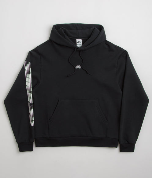 Nike SB Sleeve Graphic Hoodie - Black / White
