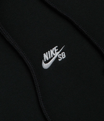 Nike SB Sleeve Graphic Hoodie in Black and White