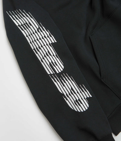 Nike SB Sleeve Graphic Hoodie in Black and White