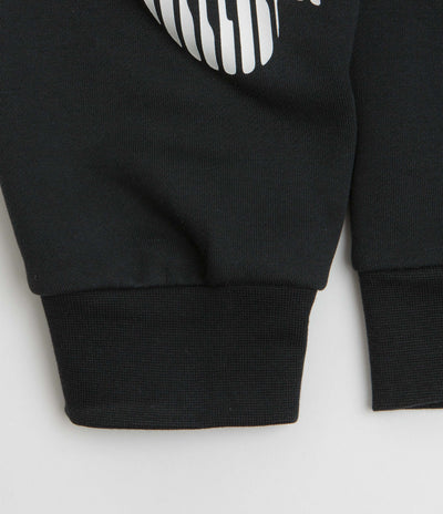 Nike SB Sleeve Graphic Hoodie in Black and White