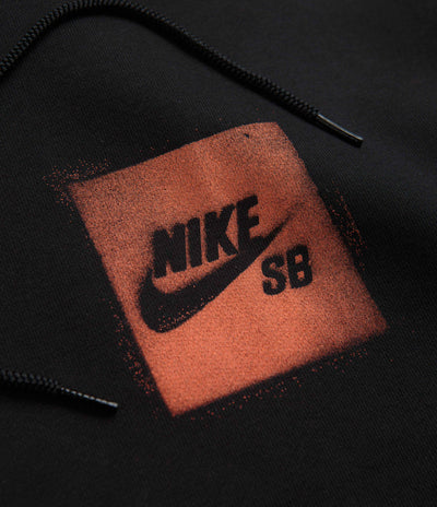 Nike SB Stencil Hoodie in Black