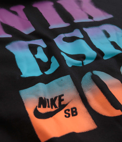 Nike SB Stencil Hoodie in Black