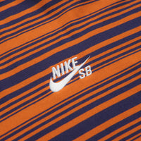 Nike SB Stripe Long Sleeve T-Shirt - Purple Ink / Campfire Orange thumbnail