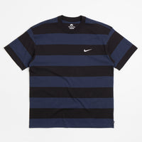 Nike SB Stripe T-Shirt - Midnight Navy / Black / White thumbnail