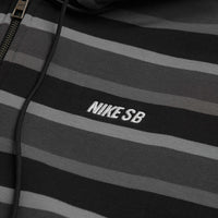 Nike SB Striped Full Zip Hoodie - Cool Grey / Anthracite / White thumbnail