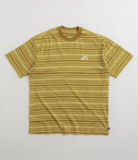 Nike SB Striped T-Shirt in Bronzine