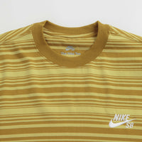 Nike SB Striped T-Shirt in Bronzine thumbnail