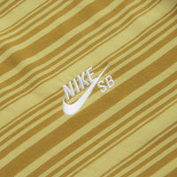 Nike SB Striped T-Shirt in Bronzine thumbnail