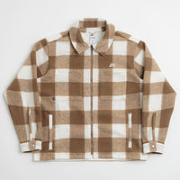 Nike SB STRTDYMRN Shirt Jacket - Sail / Mosswood Brown / White thumbnail