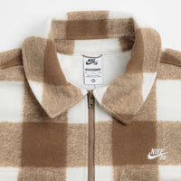 Nike SB STRTDYMRN Shirt Jacket - Sail / Mosswood Brown / White thumbnail