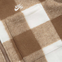Nike SB STRTDYMRN Shirt Jacket - Sail / Mosswood Brown / White thumbnail