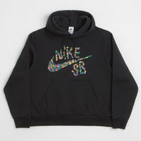 Nike SB Sugar High Hoodie in Black and White thumbnail