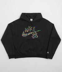 Nike SB Sugar High Hoodie in Black and White