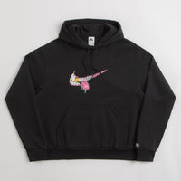 Nike SB Swoosh Grill Hoodie - Black / White thumbnail