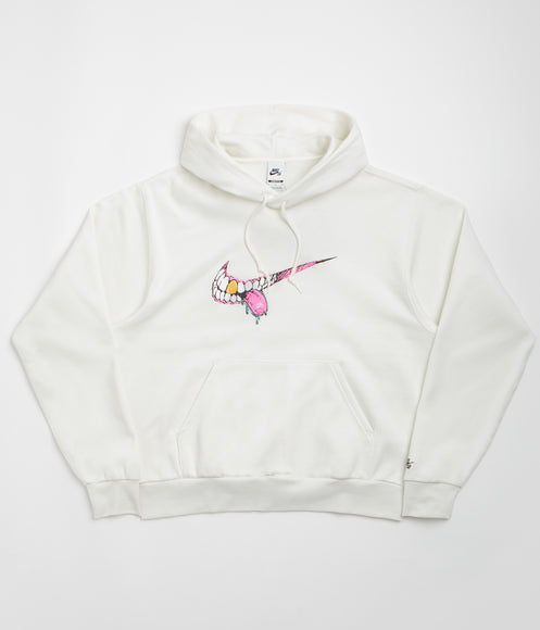 Nike SB Swoosh Grill Hoodie - Sail / Black