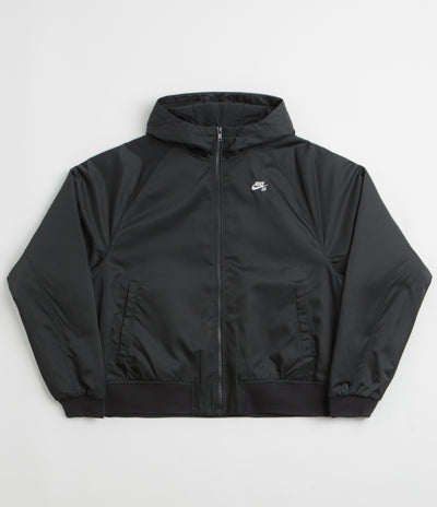 Nike SB Swoosh Grill Jacket - Black / Black / White