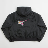 Nike SB Swoosh Grill Jacket - Black / Black / White thumbnail