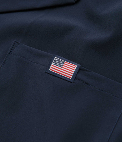 Nike SB Team USA Bowler Shirt in Obsidian and White