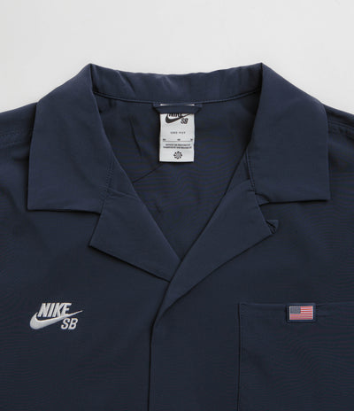 Nike SB Team USA Bowler Shirt in Obsidian and White