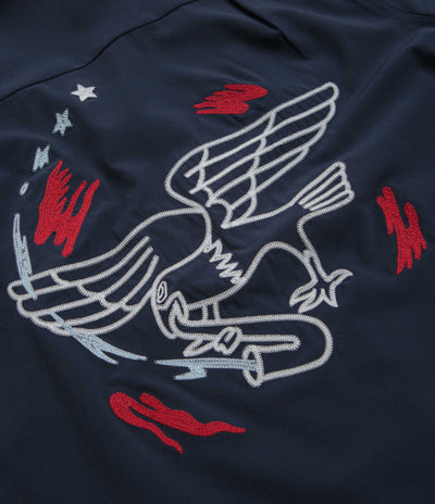 Nike SB Team USA Bowler Shirt in Obsidian and White