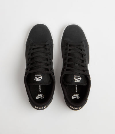 Nike SB Tennis Classic Shoes - Black / White - White