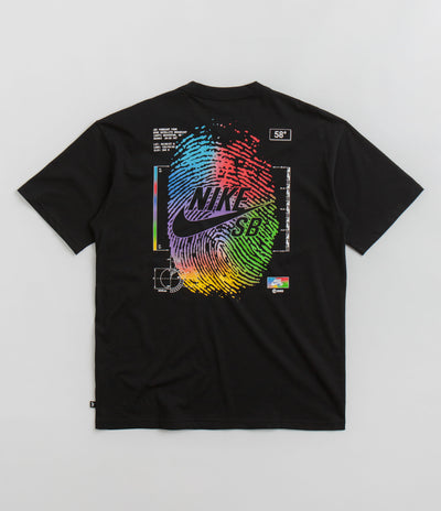 Nike SB Thumbprint T-Shirt in Black