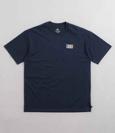 Nike SB Thumbprint T-Shirt in Midnight Navy