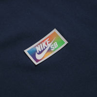 Nike SB Thumbprint T-Shirt in Midnight Navy thumbnail