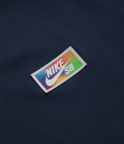 Nike SB Thumbprint T-Shirt in Midnight Navy