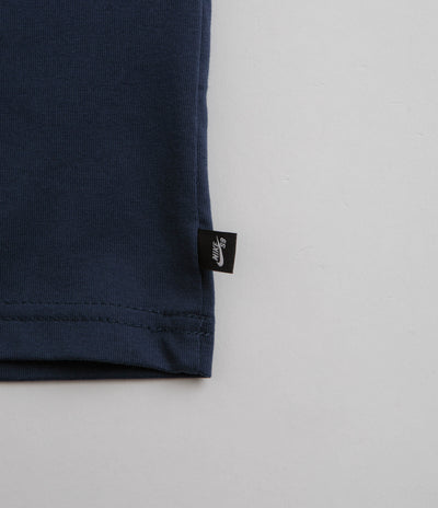 Nike SB Thumbprint T-Shirt in Midnight Navy