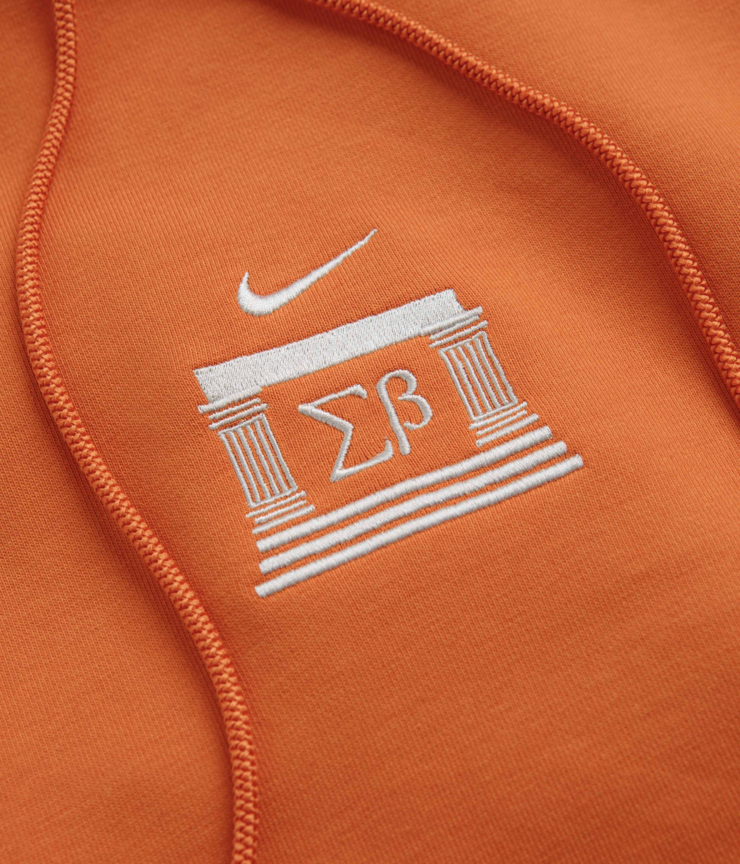 Nike SB Veikos Hoodie Campfire Orange / Light Bone Flatspot