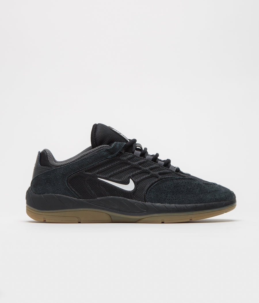 Nike SB Vertebrae Shoes in Black and Summit White and Anthracite - Black