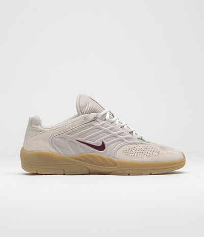 Nike SB Vertebrae Shoes in Cream II and Burgundy Crush and Phantom