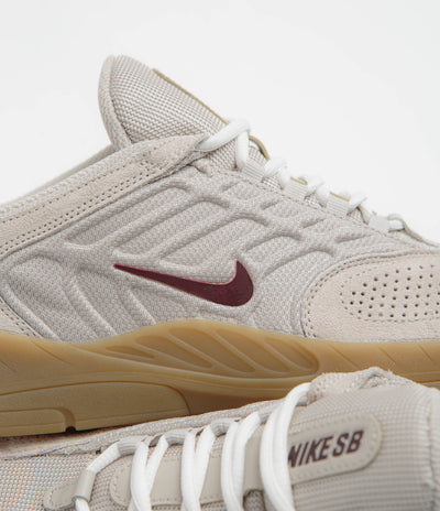 Nike SB Vertebrae Shoes in Cream II and Burgundy Crush and Phantom