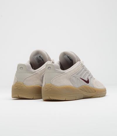 Nike SB Vertebrae Shoes in Cream II and Burgundy Crush and Phantom