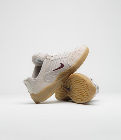 Nike SB Vertebrae Shoes in Cream II and Burgundy Crush and Phantom