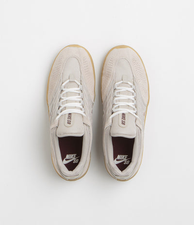 Nike SB Vertebrae Shoes in Cream II and Burgundy Crush and Phantom