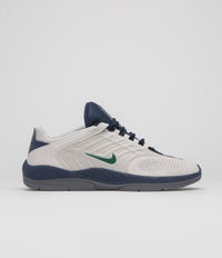 Nike SB Vertebrae Shoes in Light Bone and Fir and Midnight Navy - Obsidian