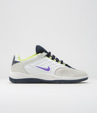 Nike SB Vertebrae Shoes in Summit White and Persian Violet