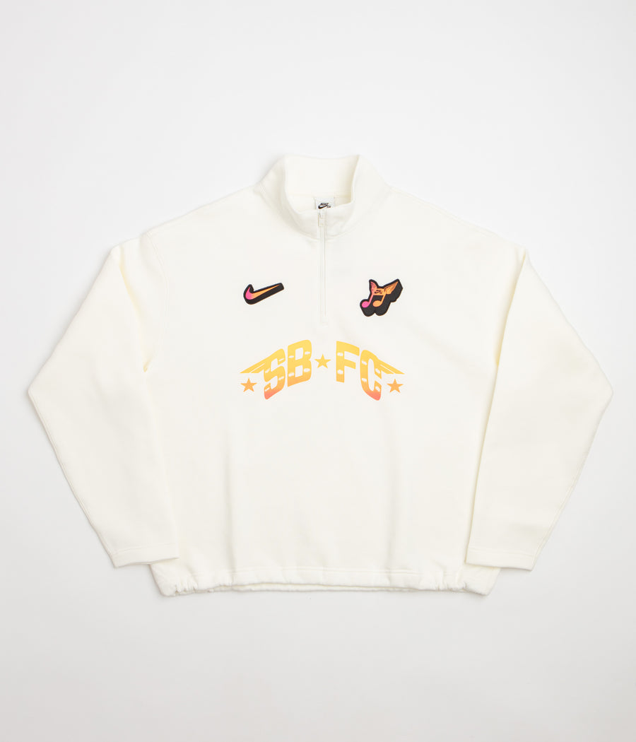 Nike SB World Cup Half Zip Sweatshirt in Sail
