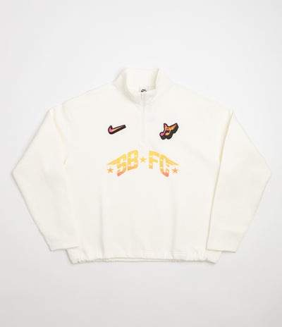 Nike SB World Cup Half Zip Sweatshirt in Sail
