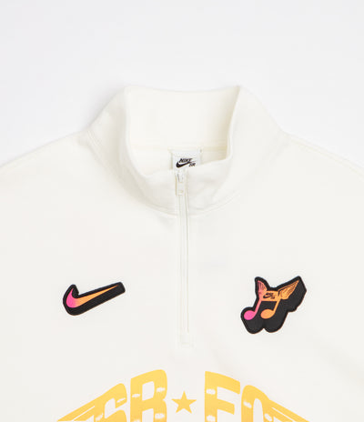 Nike SB World Cup Half Zip Sweatshirt in Sail