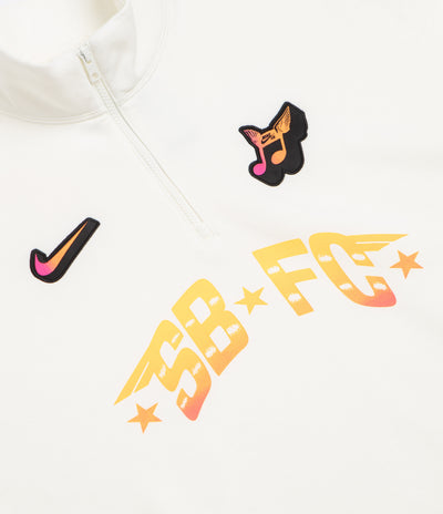 Nike SB World Cup Half Zip Sweatshirt in Sail