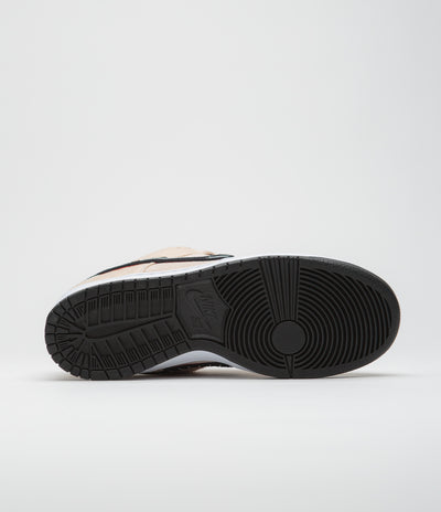 Nike SB x Albino & Preto Dunk Low Pro Shoes in Fossil and Black and Sail