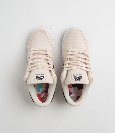 Nike SB x Albino & Preto Dunk Low Pro Shoes in Fossil and Black and Sail