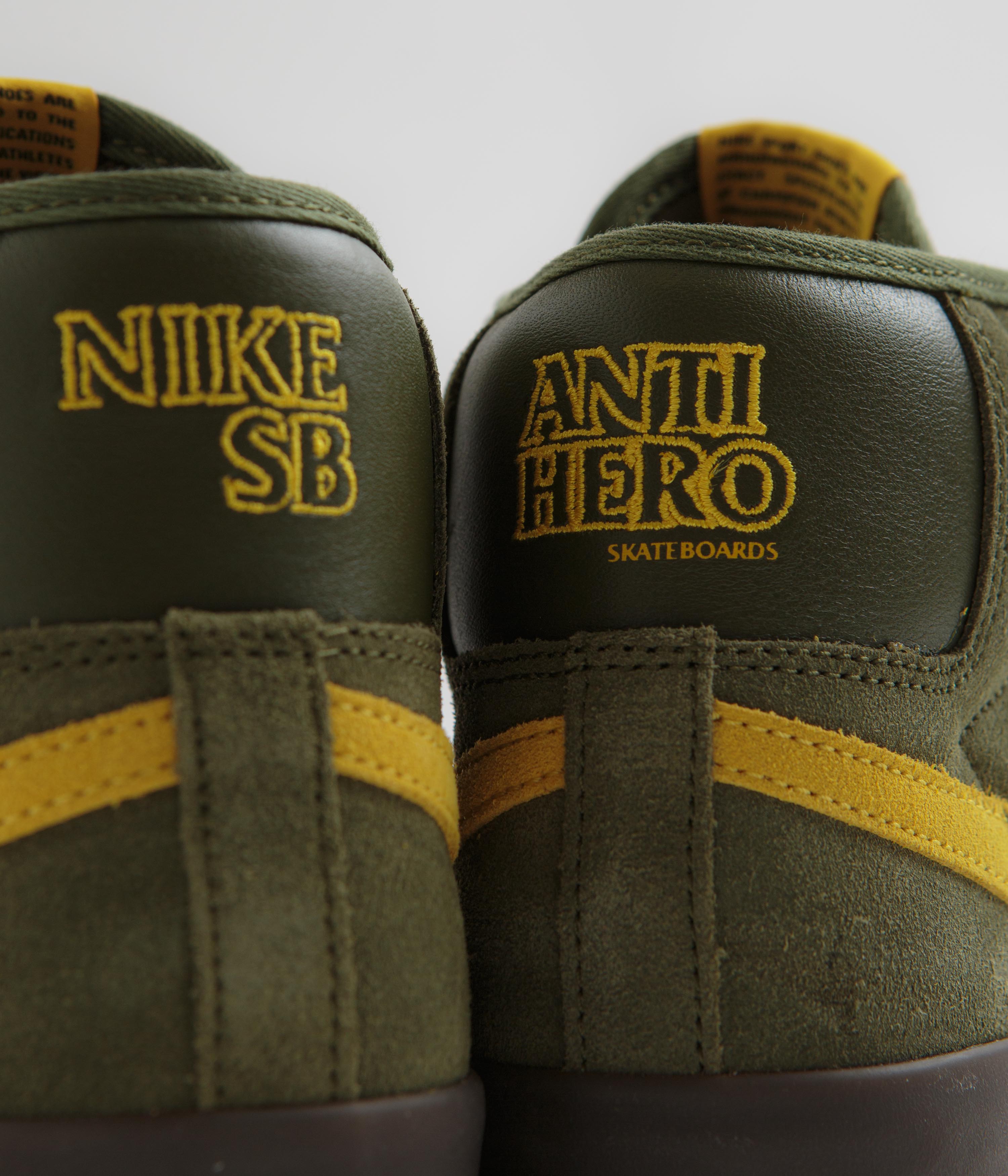 Nike SB x Antihero Blazer Mid Shoes - Rough Green / Amarillo - Rough G ...