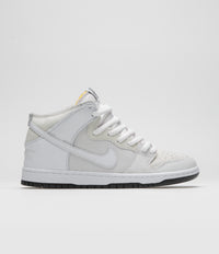 Nike SB x Antihero Dunk High Shoes in White and White and Black