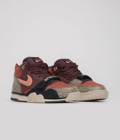 Nike SB x Arts-Rec Air Trainer 1 Shoes - Limestone / Pink Quartz - Earth - Dusty Peach