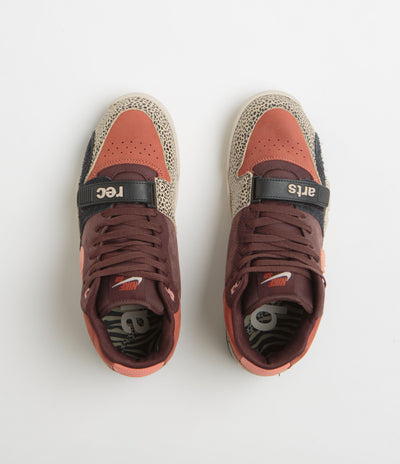 Nike SB x Arts-Rec Air Trainer 1 Shoes - Limestone / Pink Quartz - Earth - Dusty Peach