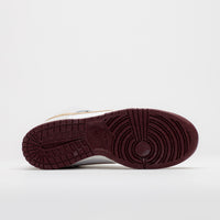 Nike SB x Beyond Dunk High Pro Shoes in White and Ivory and Sand Dune - Blue Void thumbnail